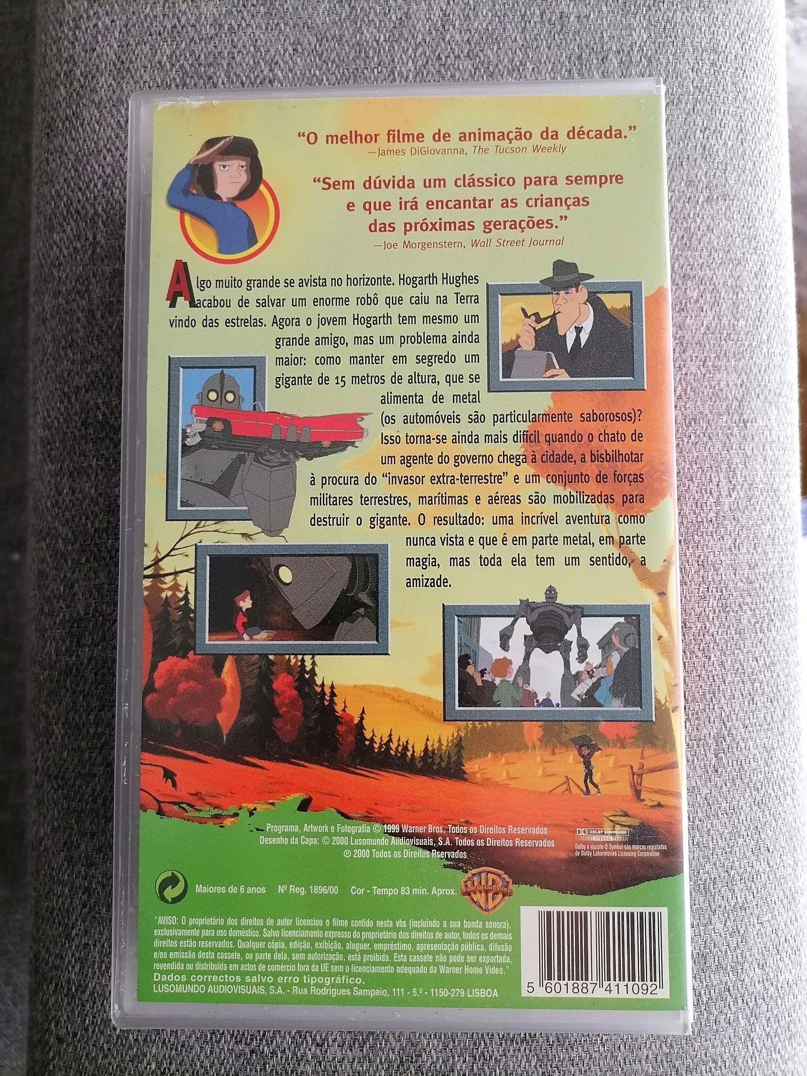 O Gigante de Ferro - VHS – photo 2